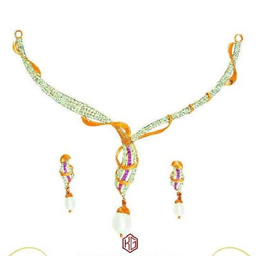 22K/916 Gold Designer Necklace Set by 