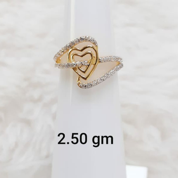 heart shaped ladies ring by 