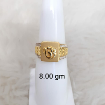 916 fancy light weight daily wear cz gent's ring by 