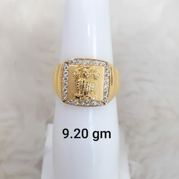 916 Fancy Customisable Ashok Stambh Gent's ring by 