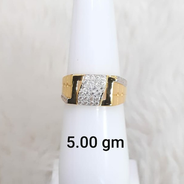 916 Fancy light weight daily wear Cz Gent's ring by 