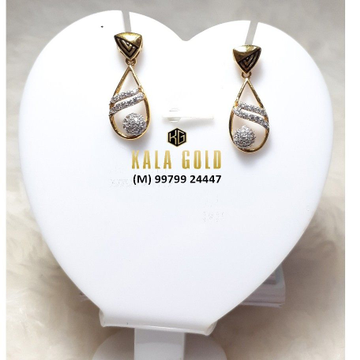 916 fancy oxidised earring with stylish latkan by 