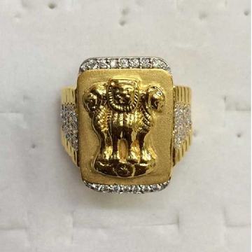 22kt Gold Ashok Stambh Ring by 
