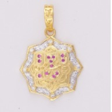 22KT Gold Ladies Stylish Pendant Yellow by 