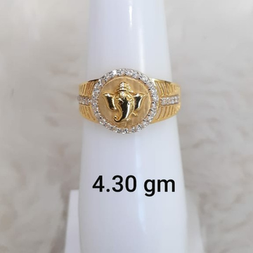 916 Fancy Customisable Ganpati Gent's ring by 