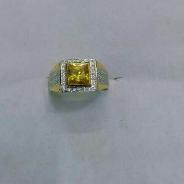 22K/916 Gold Single Stone Designer Ring by 