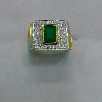 22K/916 Gold Single Stone Classic Ring by 