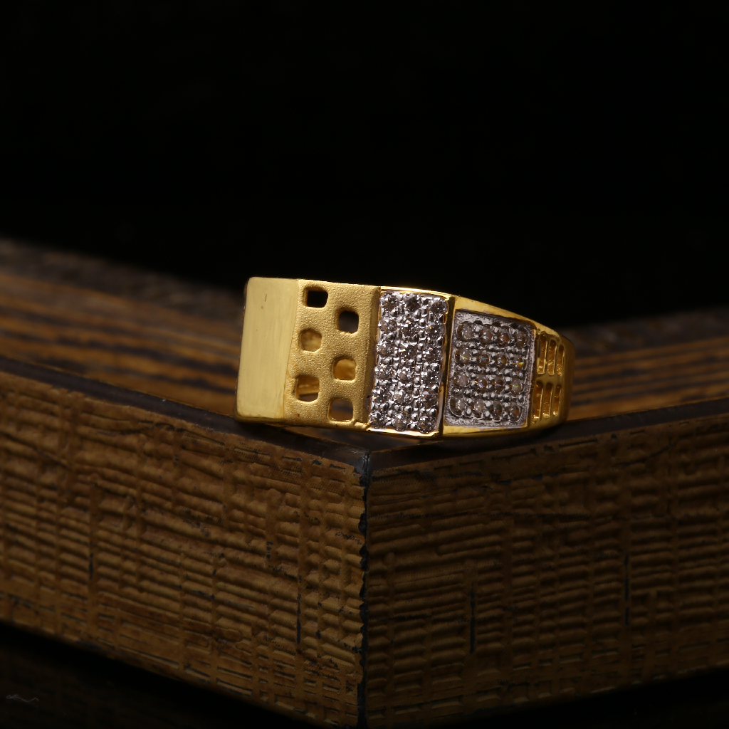 22ct Cz Gents Rings